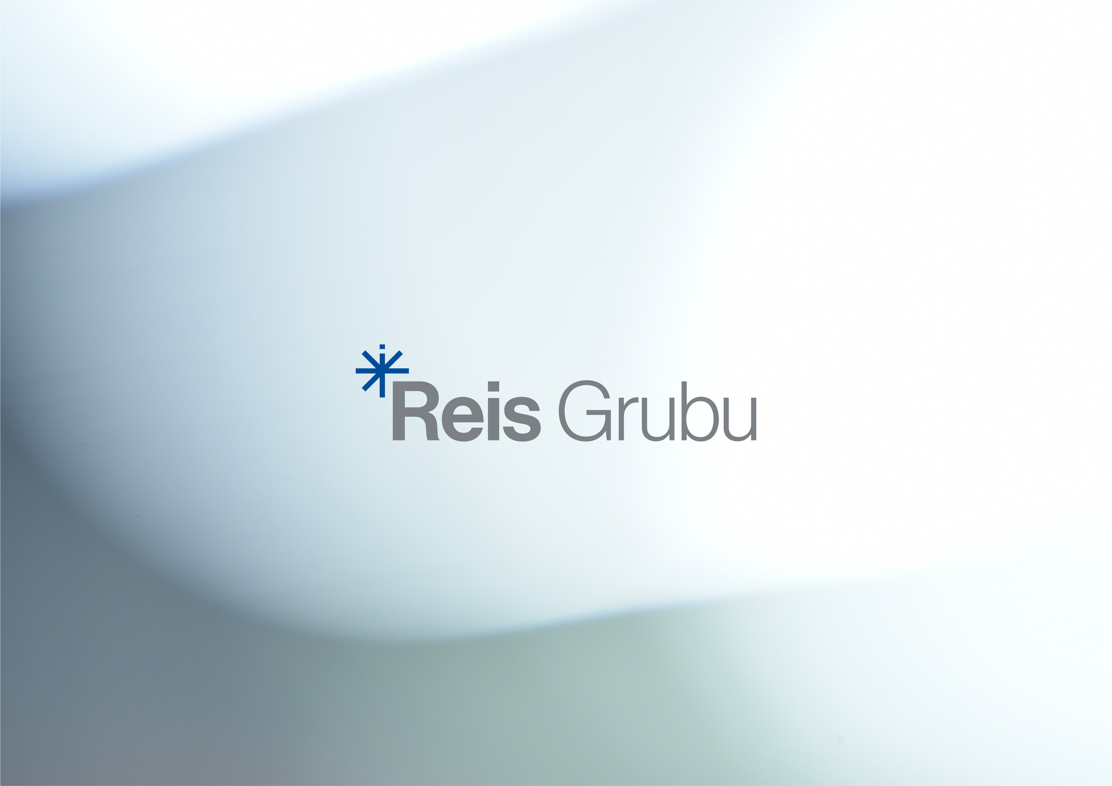 Logo on colored background